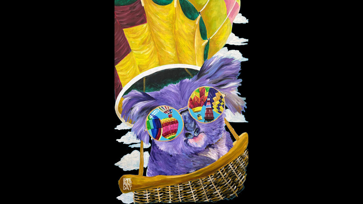 This mural by artist Lindsey Jenneman is featured inside Outback Steakhouse in O’Fallon.