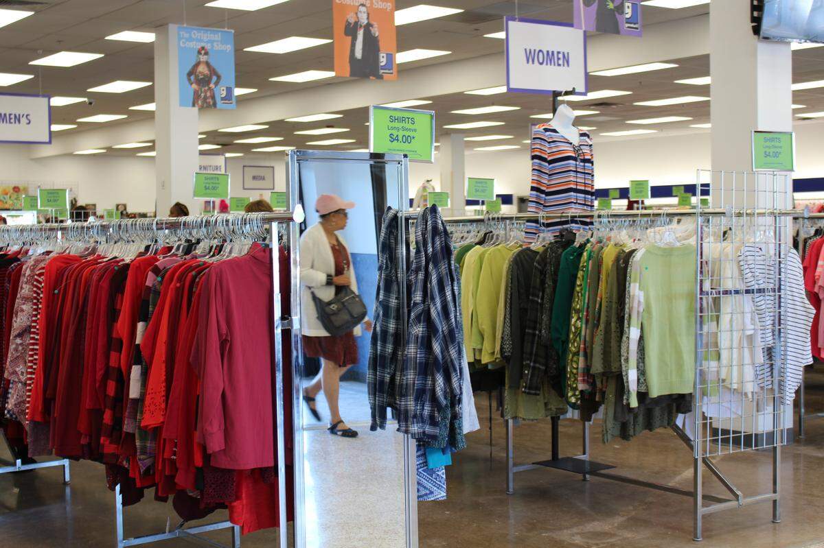 The new Goodwill store in Belleville has a 9,000-square-foot floor for merchandise, including furniture, housewares, shoes, linens, media and men’s, women’s and children’s clothing.