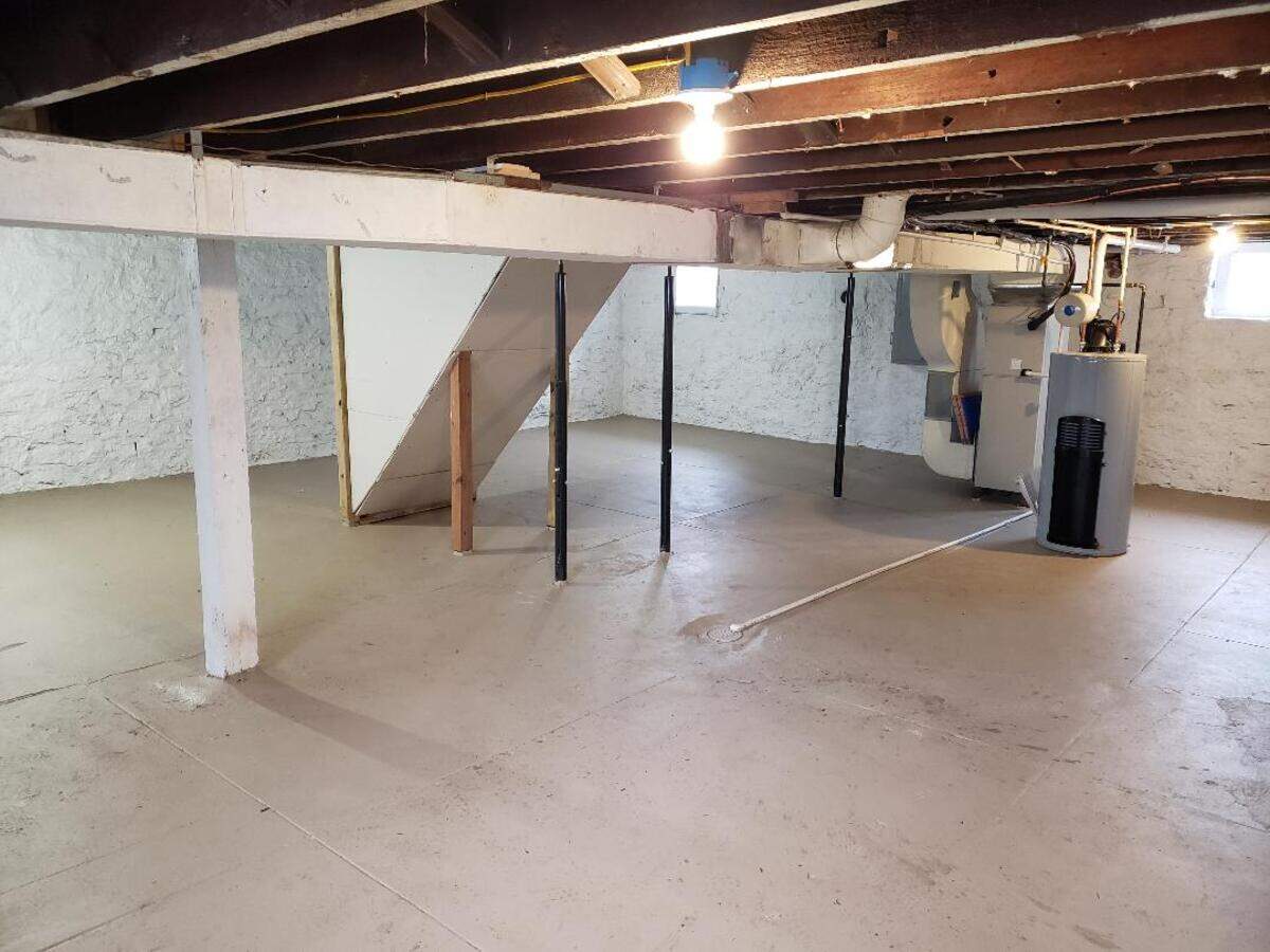 This “after” photo shows the basement of a home at 313 S. Ninth St. in Belleville that was cleaned out and renovated by Belleville Community Development Corp.