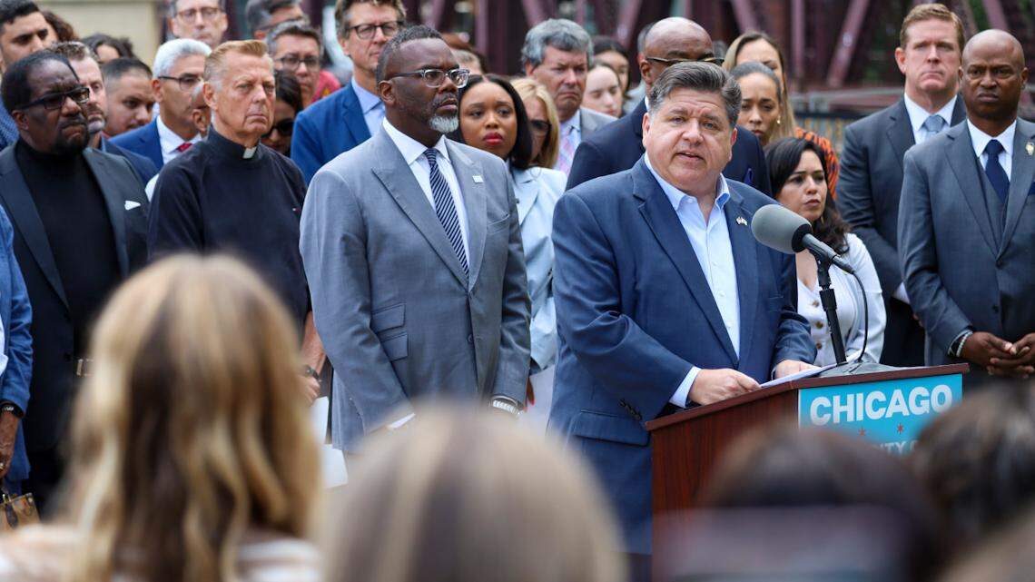 Pritzker to Trump: “Do not come to Chicago”