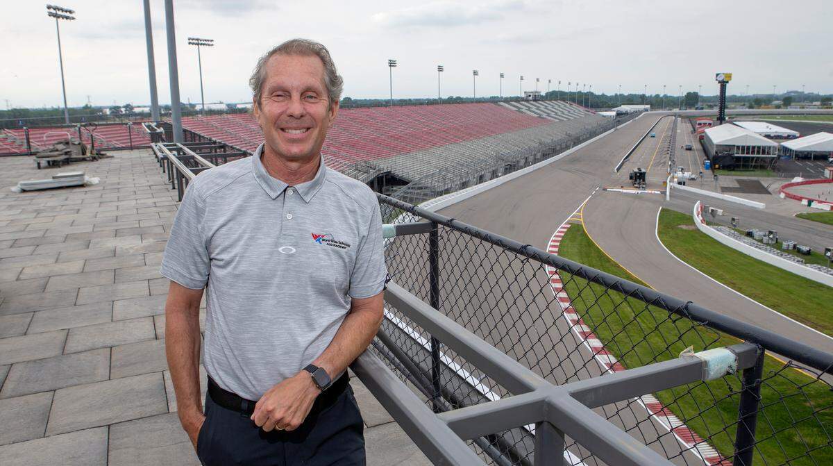 Curtis Francois, owner of World Wide Technology Raceway in Madison.