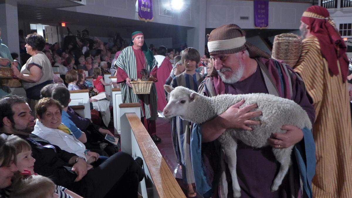 This is the 29th year St. Matthew Church of Belleville has presented "The Joy of Easter: a dramatic interpretation of the Passion of Christ." A choir, orchestra, live animals and a cast of over 300 volunteers helps stage the play.