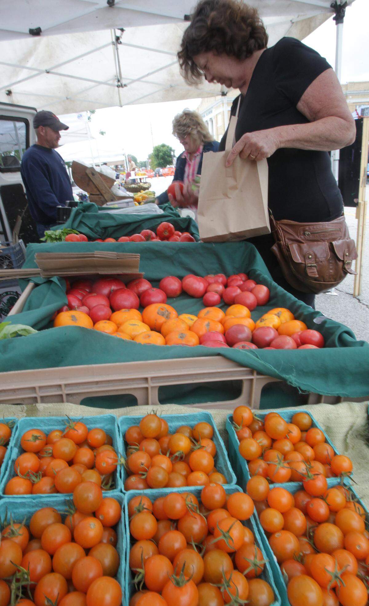 Find locally-grown produce among the variety of offerings available at the Land of Goshen Market, held Saturdays from 8 a.m. to 12 p.m. in Edwardsville.