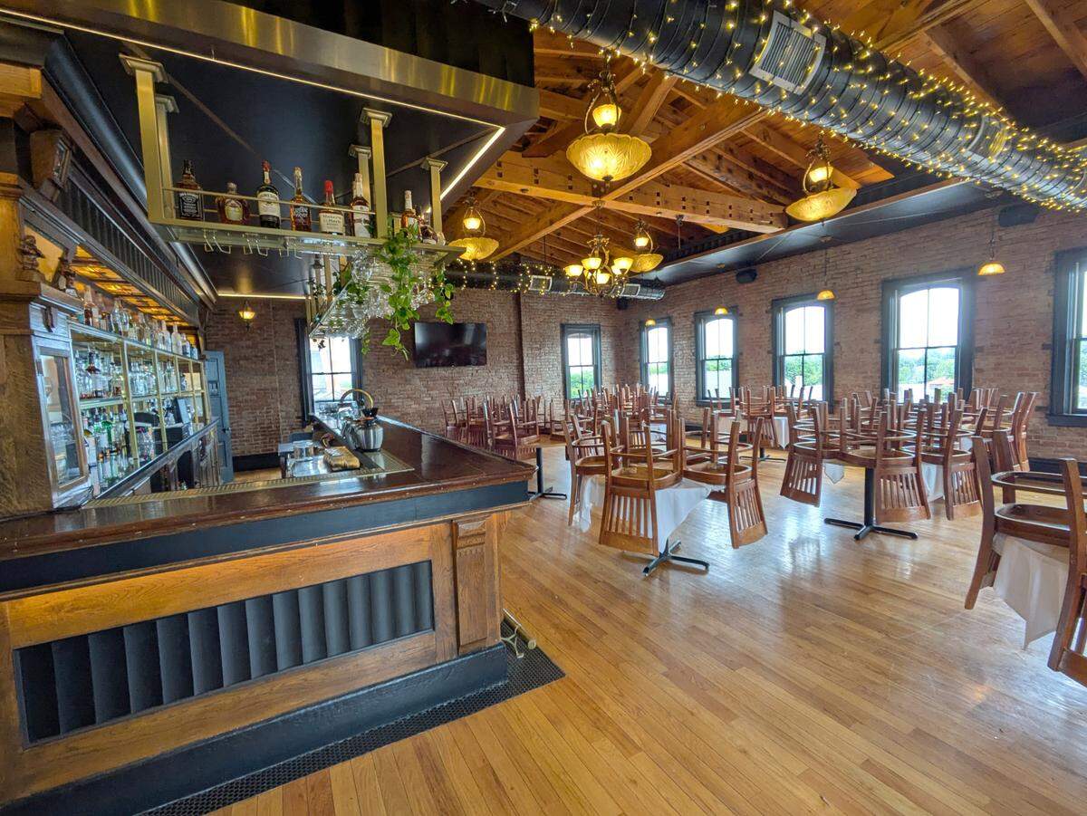Overall view of the third-floor event space at what will soon be Geno’s Trattoria & Chophouse in Waterloo
