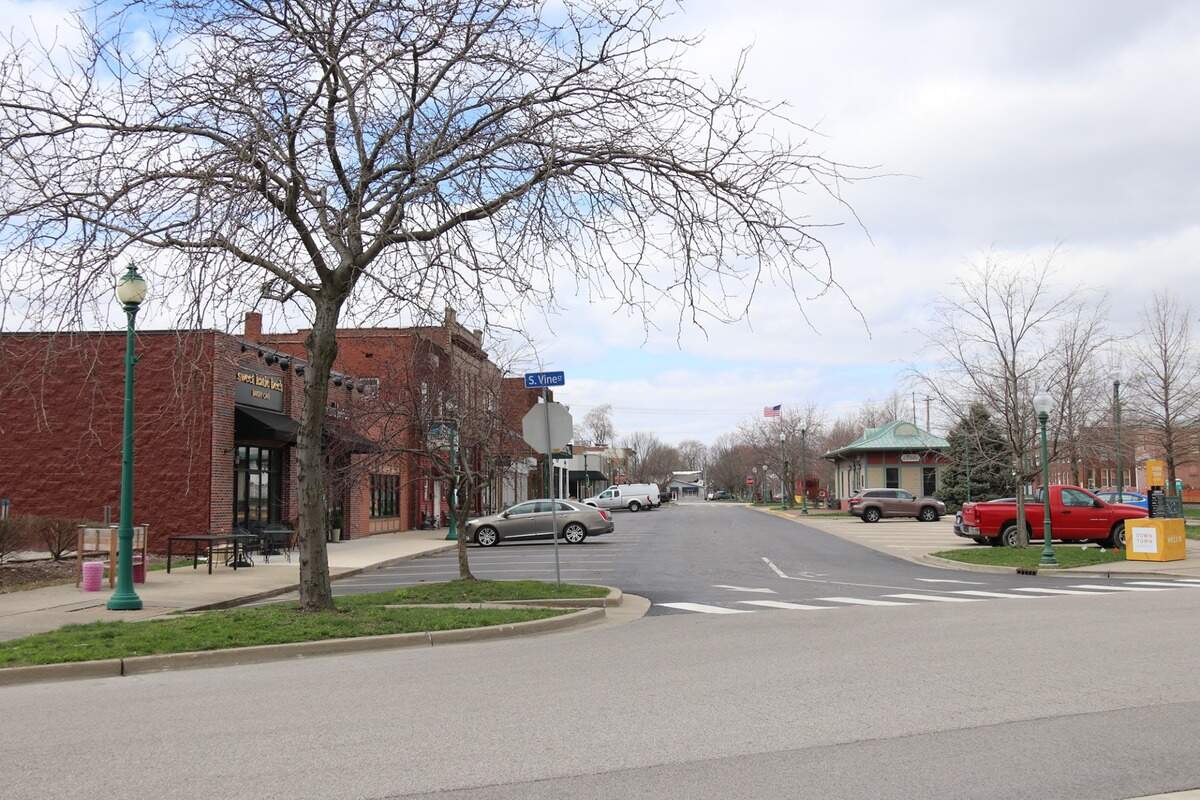 The streets of downtown O’Fallon were empty on March 23 after Illinois Gov. J.B. Pritzker issued a stay-at-home order to slow the spread of coronavirus.