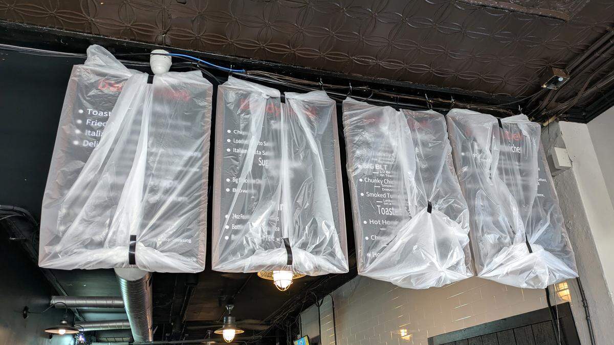 The menu boards at Big Daddy's 618 will be revealed closer to the deli's opening.