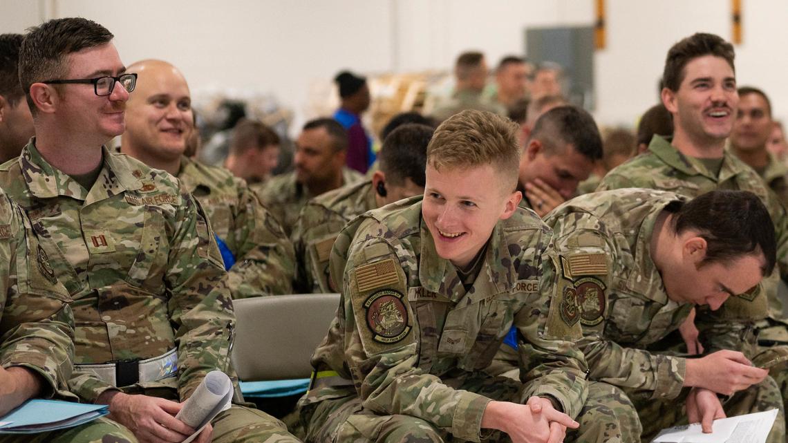 375th Air Mobility Wing Airmen on Scott Air Force Base take part in Ballistic Badger 22