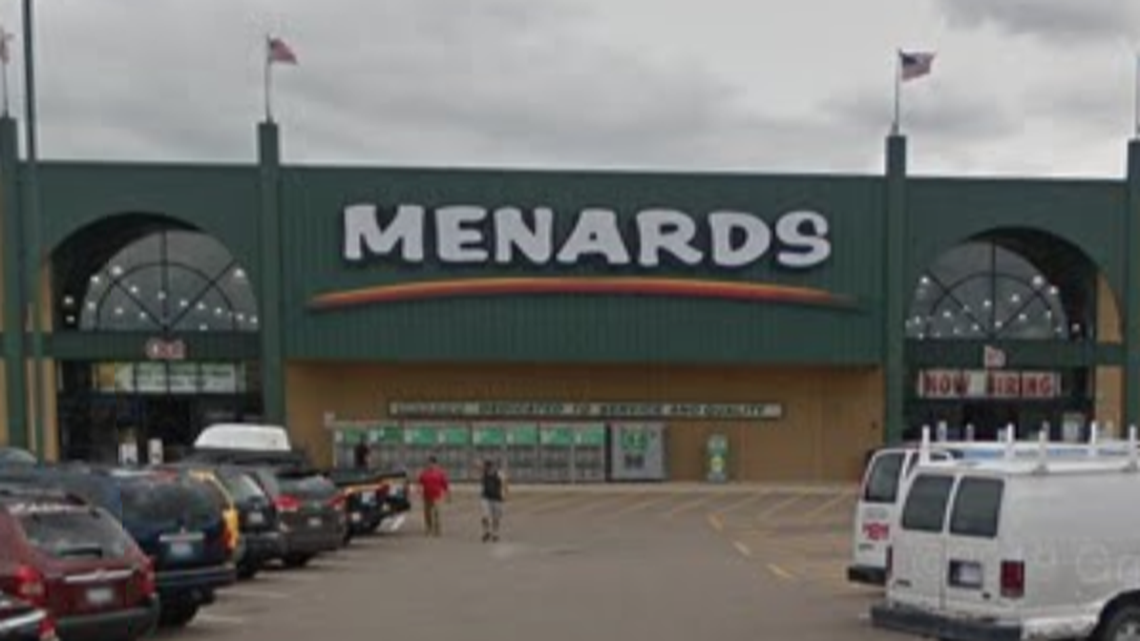 Police say a customer flashed a gun at a worker who asked him to wear a face mask at a Menards home improvement store in Batavia, Illinois.