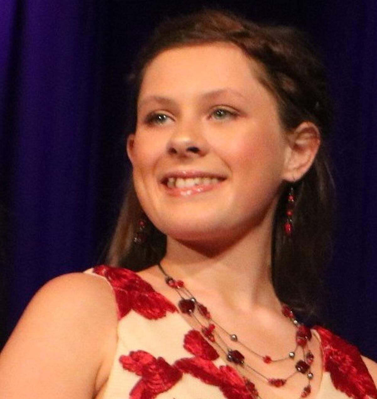 Emily Hampshire was photographed in 2018 with other contestants of the Junior Miss Madison County Fair Queen Pageant.