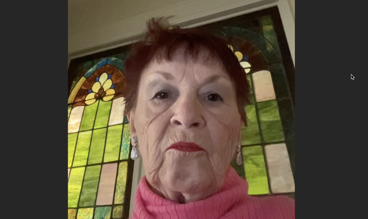 Screenshot showing Billie Fowler, mother of Audrey Cardenas, who was murdered in 1988 while starting an internship for the BND.