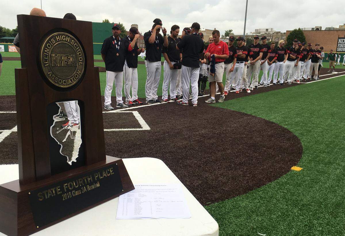 Triad fell a victory shy of its second 30-win season in school history, but did match its best finish in state with the fourth-place trophy.