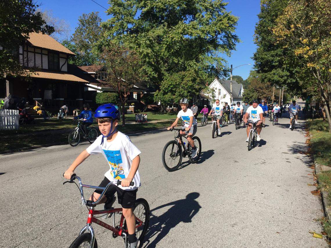 Tour de Belleville riders filled city streets on Saturday for the fundraising event that supports the Belleville bike trail network.