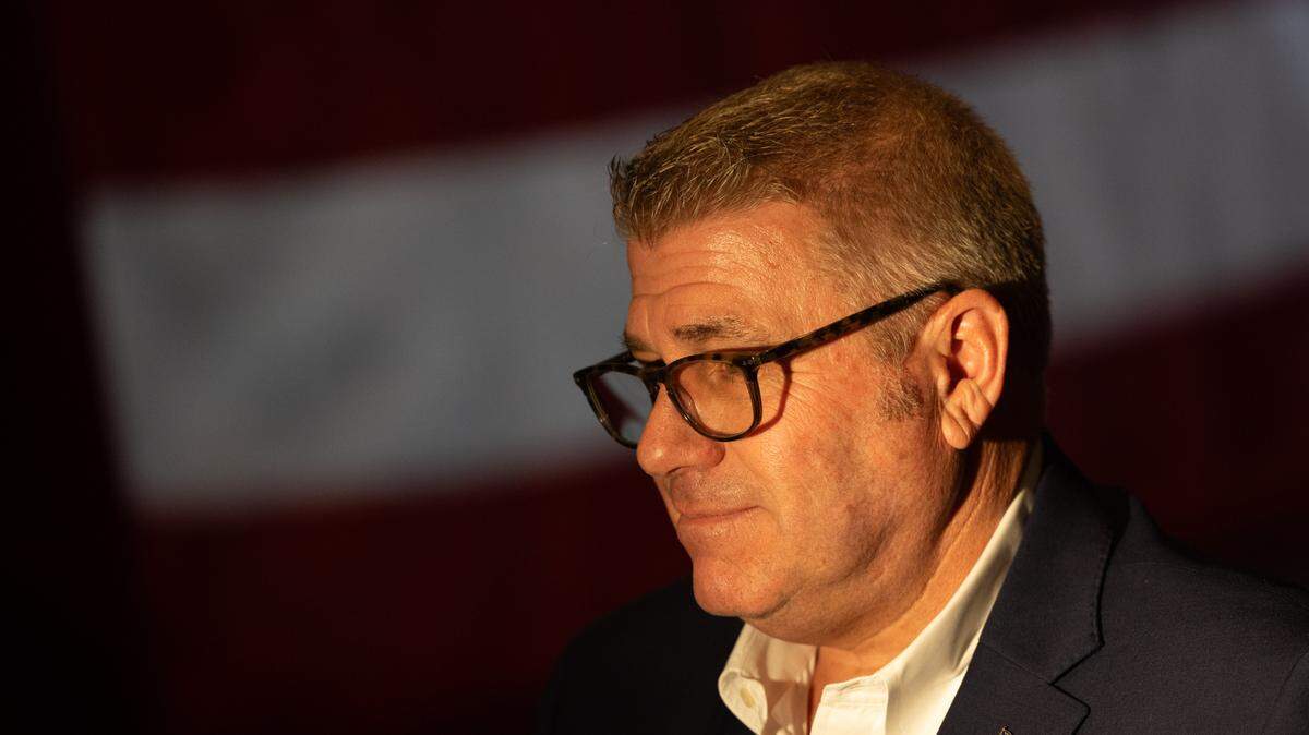 Darren Bailey, a republican candidate running for U.S. representative of Illinois’s 12th district, speaks at an event featuring U.S. Rep. Matt Gaetz in Marion, Ill. on Feb. 16, 2024. Bailey is part of the Freedom Caucus, an exclusive group of conservative representatives who make it a point to pass fewer pieces of legislation through the House.