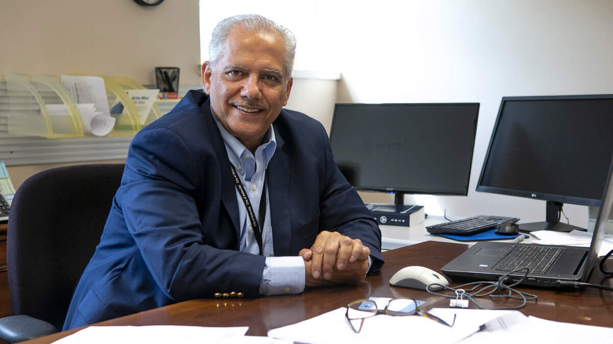 Sal Elkott is shown in 2021, when he became city engineer for the city of Belleville. He submitted his resignation Friday morning.