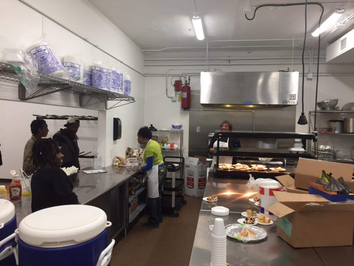 As part of a massive renovation at the St. Vincent de Paul center in East St. Louis, the kitchen of Cosgrove's Soup Kitchen was filled with brand new equipment. The soup kitchen at 3718 State St. serves 200 to 300 persons daily.