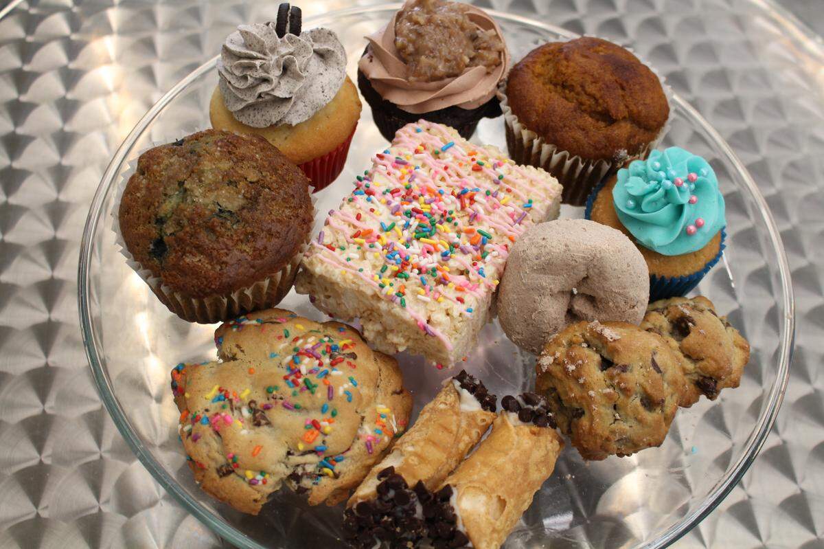 Sugar Fix Bakery in downtown Belleville sells cakes, pies, muffins, cookies, breads, cheesecakes, cinnamon rolls, croissants, macaroons, cannoli, bagels and cupcakes.