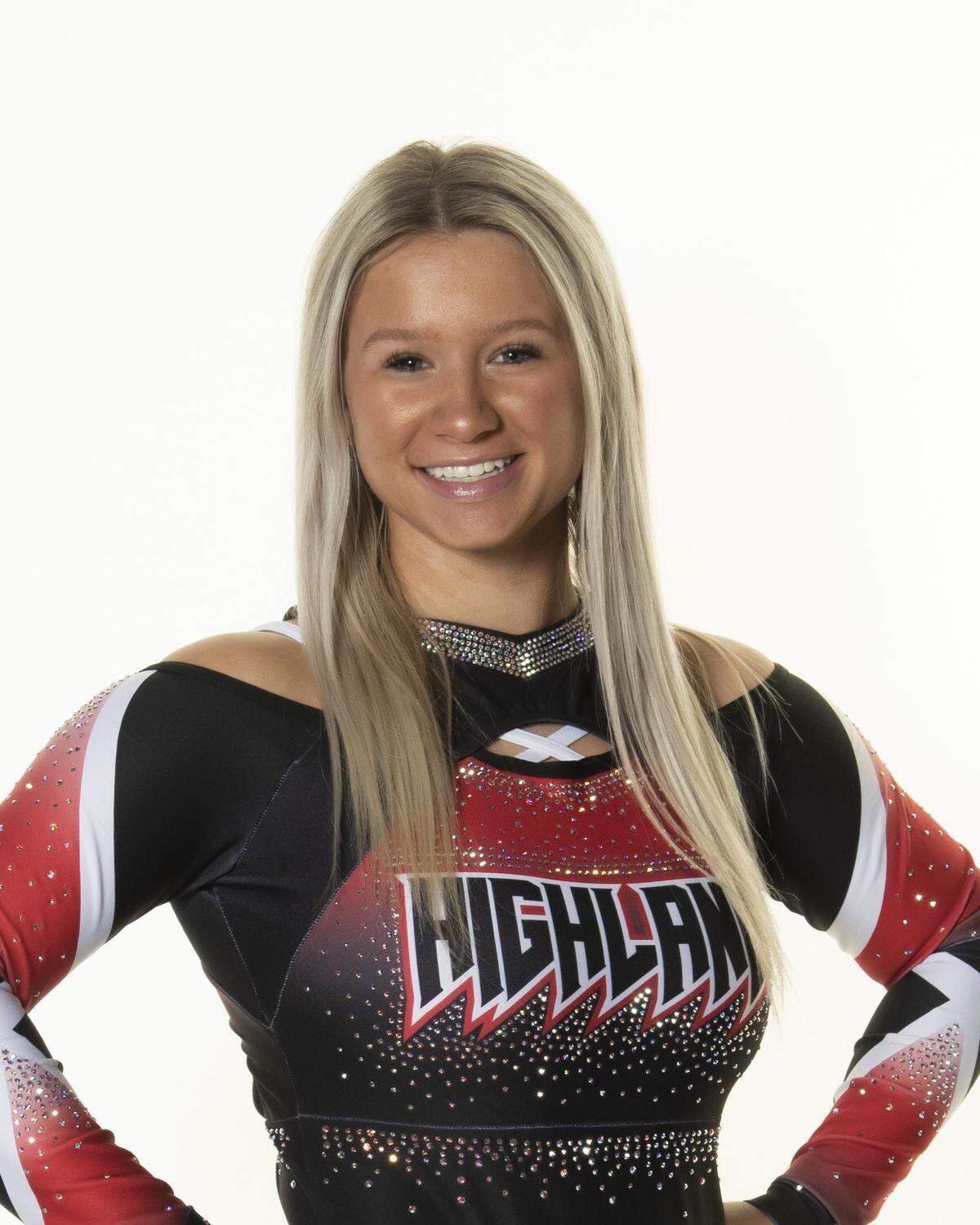 Avery Miles was one of three Highland High School cheerleaders to make the All-State team.