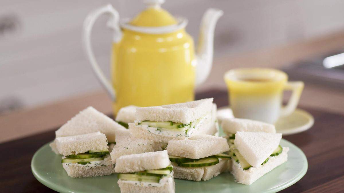 Lemon, dill, cream cheese and cucumbers combine to make a classic tea sandwich.