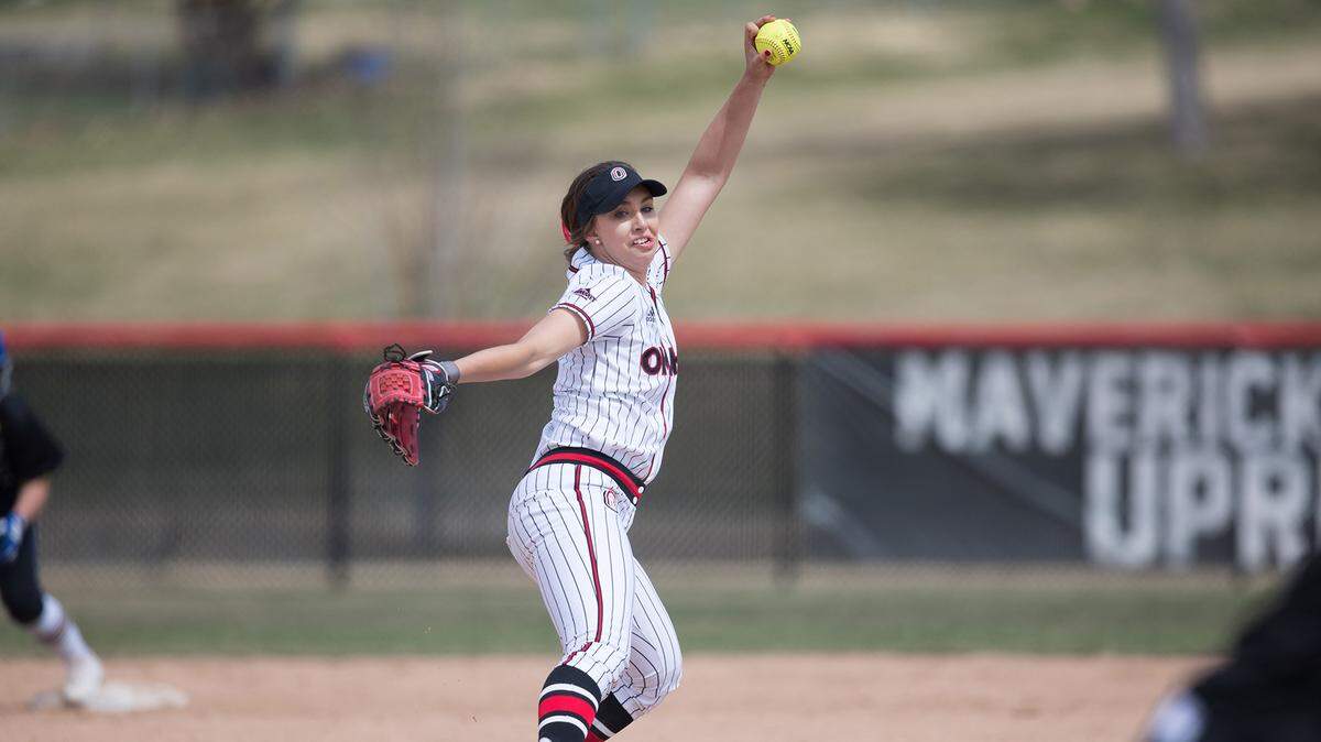 University of Nebraska Omaha freshman Aubrey Hacke, a 2017 graduate of Highland High School, fired a complete-game, four-hit shutout in a 1-0 win over Western Illinois University on Saturday.
