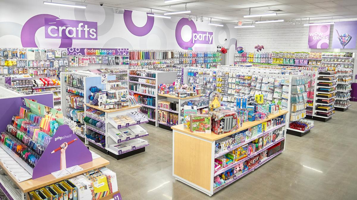 Interior of a Popshelf store