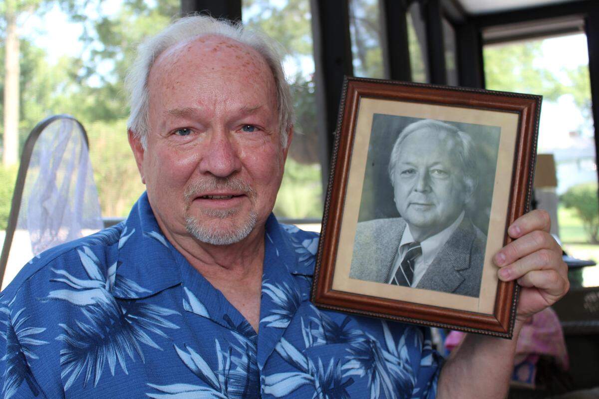 Bob Robbins, 71, of Springfield, bears a striking resemblance to the late Charlie Clayton, who was revealed as his biological father through a DNA test this summer.