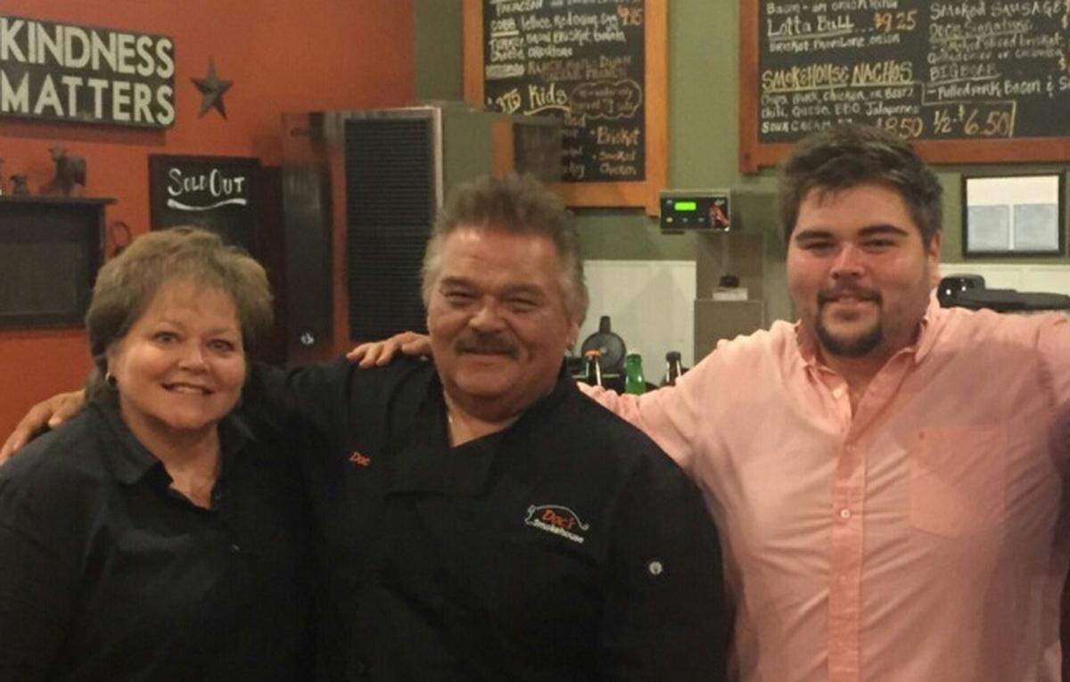 Doc’s Smokehouse in Edwardsville is owned and operated by Susan and Doc Richardson and their son, Nick. They’ve won more than 300 awards for their barbecue.