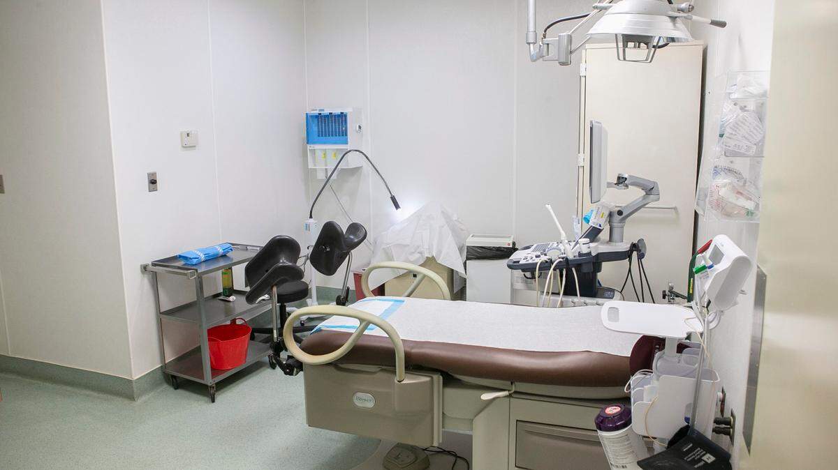 A procedure room inside The Hope Clinic for Women in Granite City, Illinois.