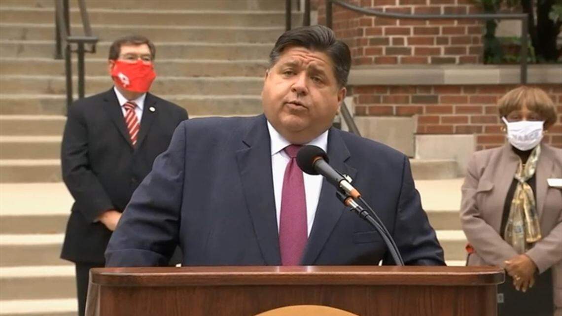 Gov. J.B. Pritzker says southwest Illinois continues to fail at slowing coronavirus