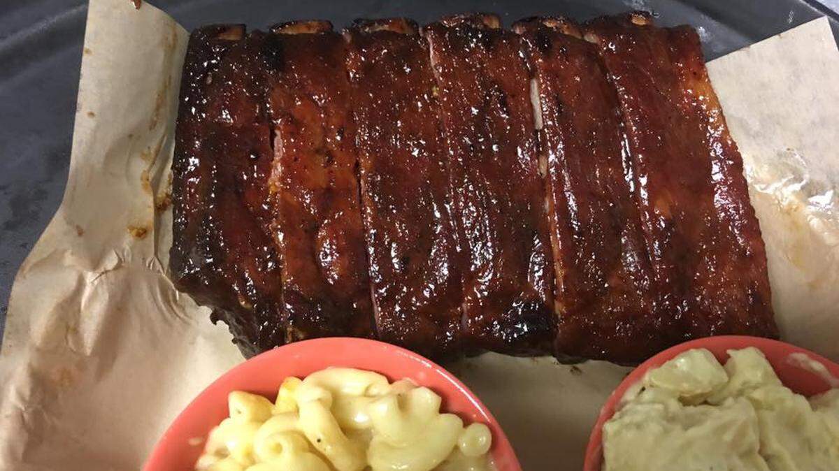 A look at the ribs from Doc's Smokehouse in Edwardsville.