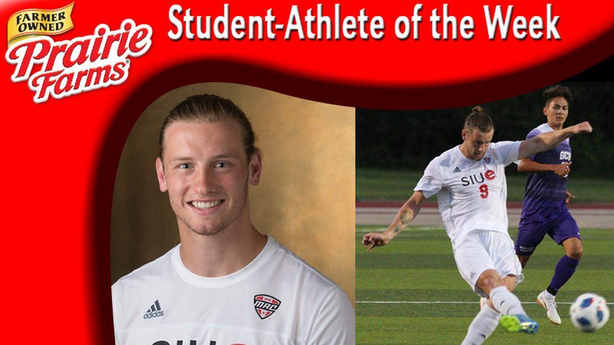 Lachlan McLean, a member of the SIUE men’s soccer team, was named the SIUE studen-athlete of the week.