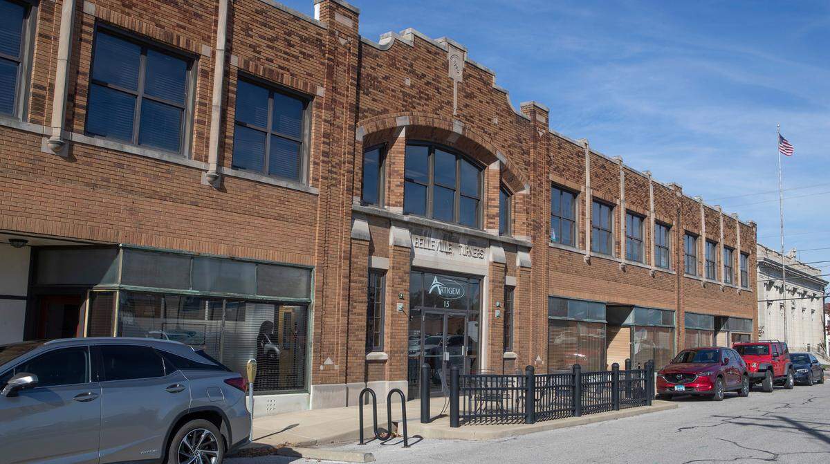 Preservationists fought to save the former Belleville Turner Hall, a 1924 art deco and Gothic brick building on First Street. A private company recently renovated it and converted it into office space.