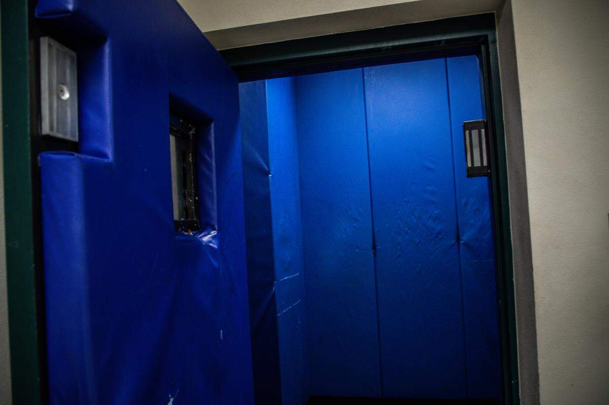 The Belleville Area Special Services Cooperative, near St. Louis, allowed a photographer to visit two timeout rooms at Pathways school. Photographed July 31, 2019. (Zbigniew Bzdak/Chicago Tribune)