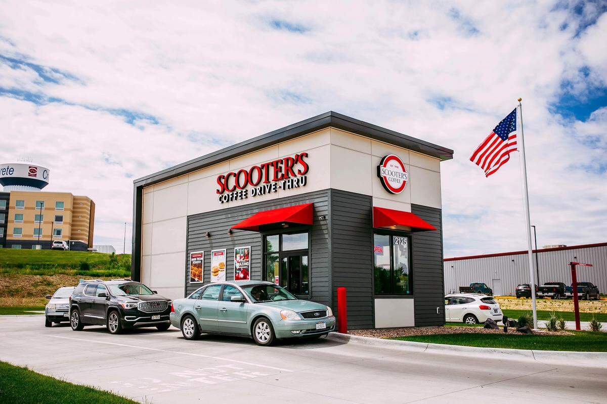 A Scooter’s Coffee is now in O’Fallon next to the IHOP on W. Highway 50. It’s one of several locations open in the metro-east. This is a model of the drive-thru service building.