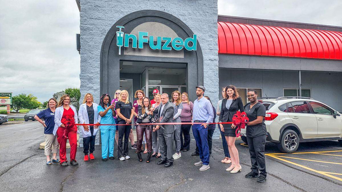 inFuzed spa, 333 Central Park Drive, Suite 101B, O’Fallon, hosted their grand opening May 18. This facility includes a complete pharmacy onsite next to the medical spa with a focus on health with beauty as they function together. The business is open from 9 a.m. to 6 p.m. Monday-Friday and 10 a.m. to 1 p.m. Saturday while being closed Sunday. The phone number is 618-680-0524 and the website is www.infuzedspa.com.