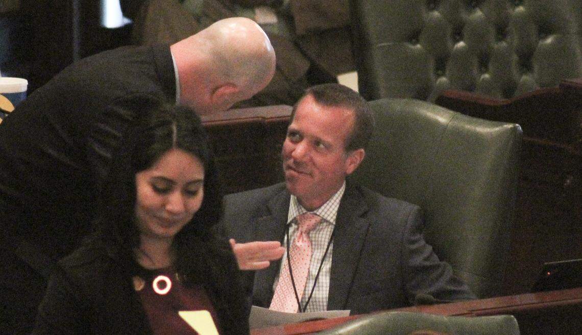 Nathan Reitz, Democrat from Steeleville.