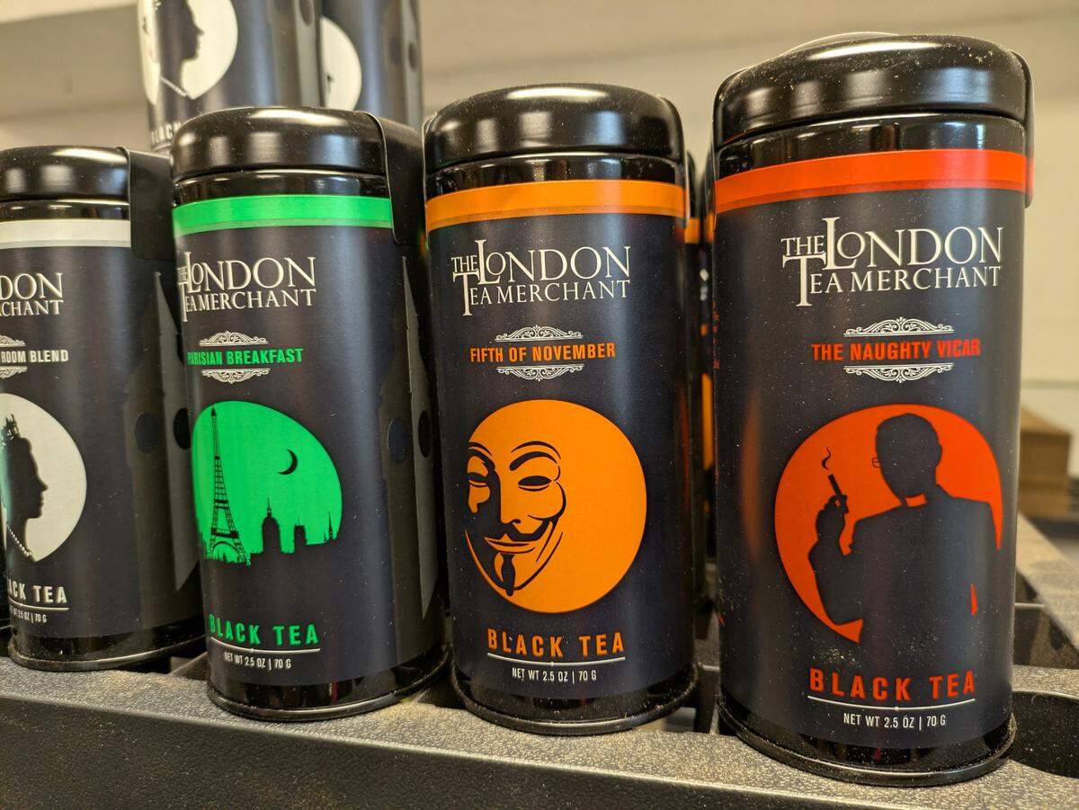 A look at some The London Tea Merchant’s blended teas available in tins