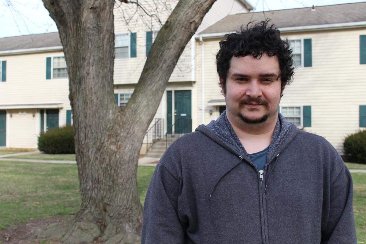 Cesar Galan, 28, of Belleville, lost his dog, Nixon, two months ago. Many local residents have seen the Akita-husky mix and posted information on social media, but they can't catch him.