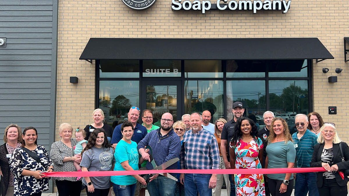 Water Sweets Soap Company celebrated the opening of its new O’Fallon location. The store, featuring unique handcrafted bath and body products, is the second of two retail stores for the Highland manufacturer. The May 11 ribbon cutting celebration comes after the O’Fallon store officially opened its doors on Dec. 10. Submitted by Debbie Arell-Martinez