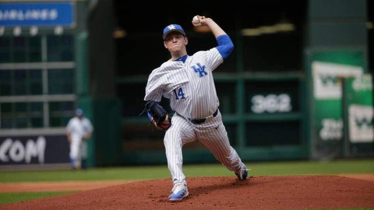 Zach Thompson, the Cardinals’ first pick of the 2019 MLB Draft, went 6-1 with a 2.40 ERA and struck out 130 batters in 90 innings as a junior at the University of Kentucky.