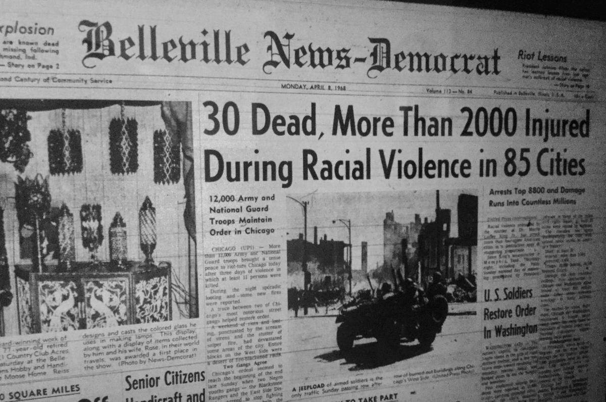 Violence erupted after Martin Luther King Jr.'s assassination.