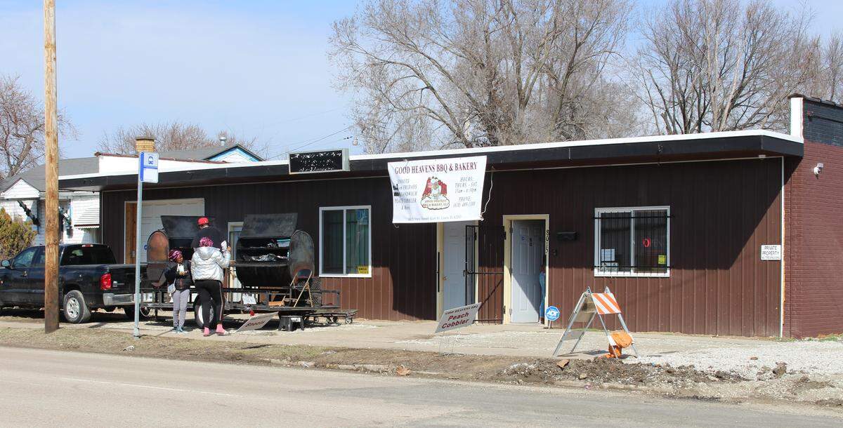 The new location of Good Heavens BBQ & Bakery opened Feb. 20 in a building that had been used for storage at 8015 State St. in East St. Louis.