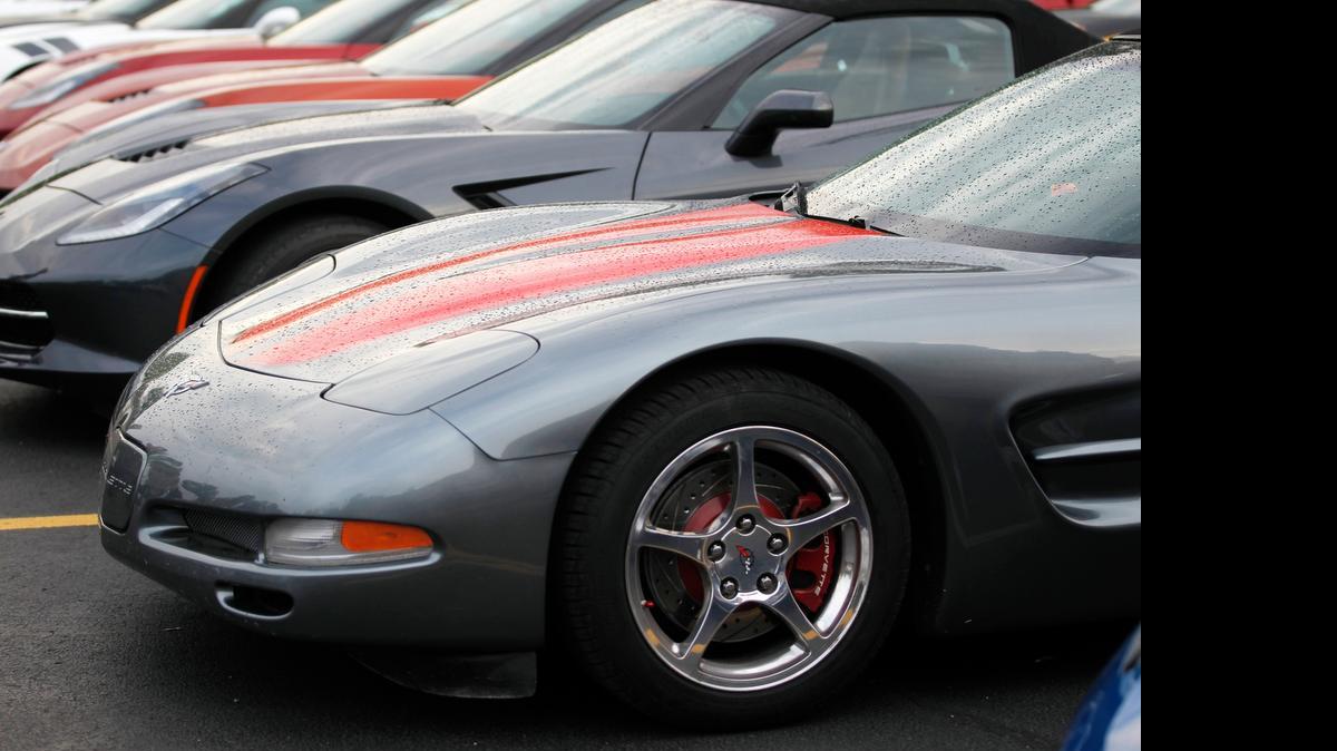 
Corvettes were on display at the Lookingglass Corvette Club Meeting at the O'Fallon Knights of Columbus Hall.
