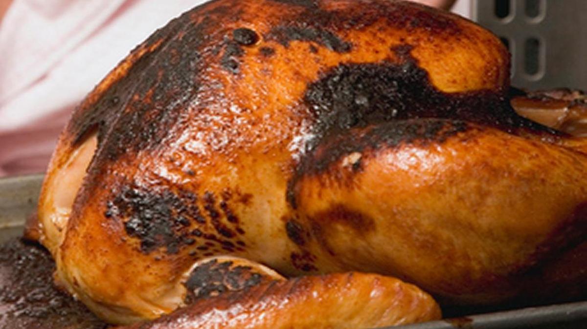Some skin removal (out of sight of guests) is one step to salvaging a burnt turkey.