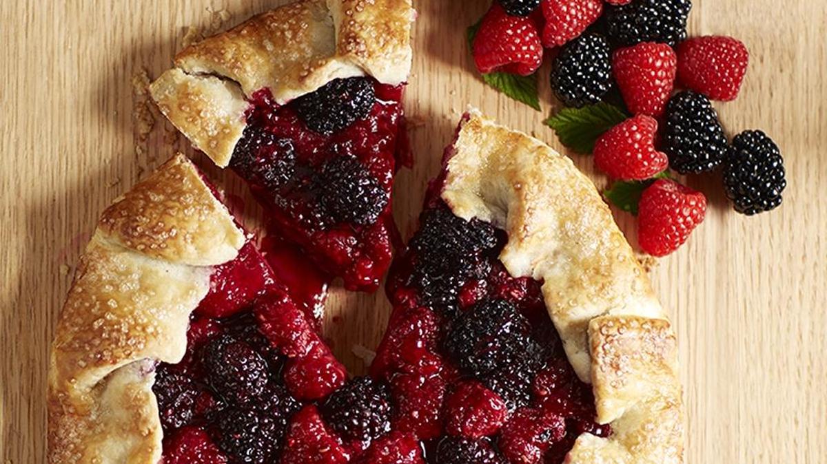 Raspberry and Blackberry Crostata