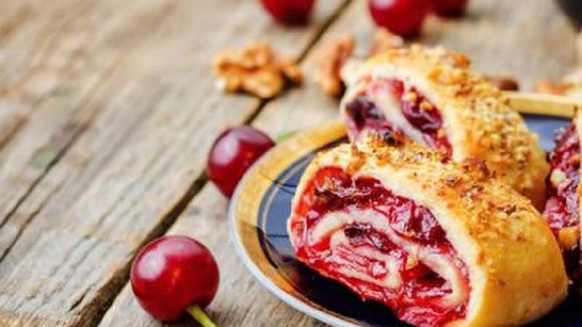 
Fill and roll pancakes with fruit for a little extra something at a weekend breakfast.

