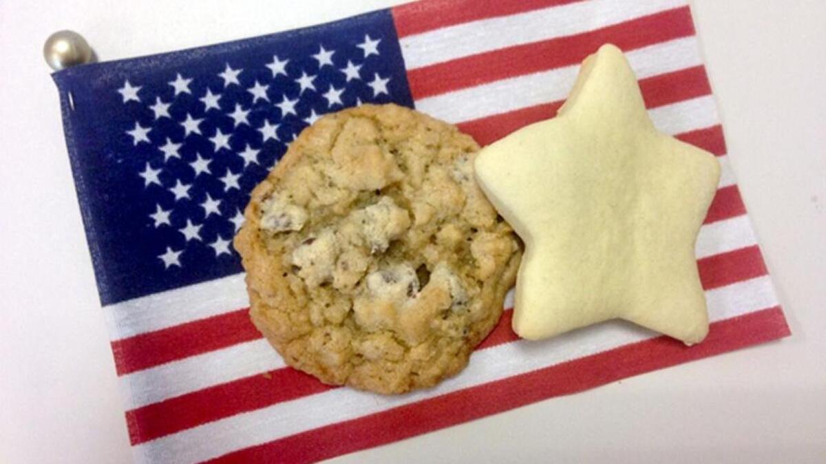 Hillary’s chocolate-chip cookie won out over Trump’s star sugar cookie, according to Family Circle magazine voters.
