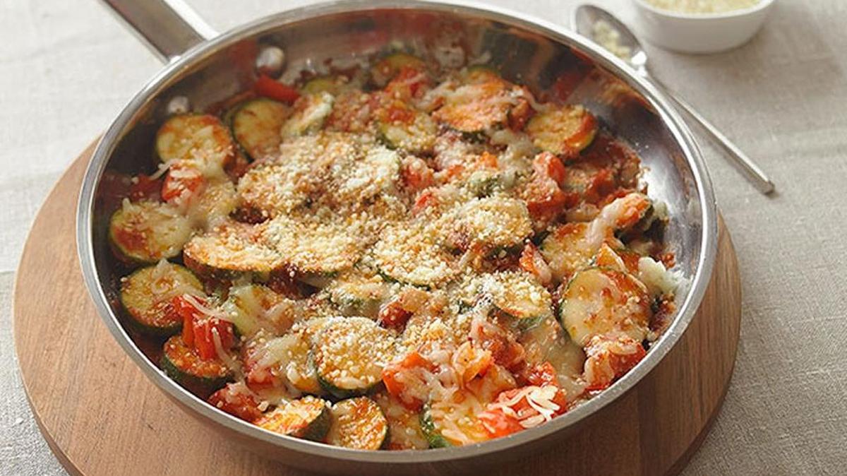Skillet Parmesan Zucchini