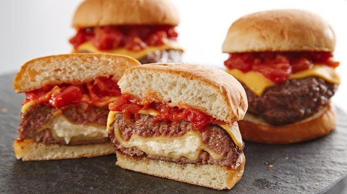 Ravioli-Stuffed Sliders