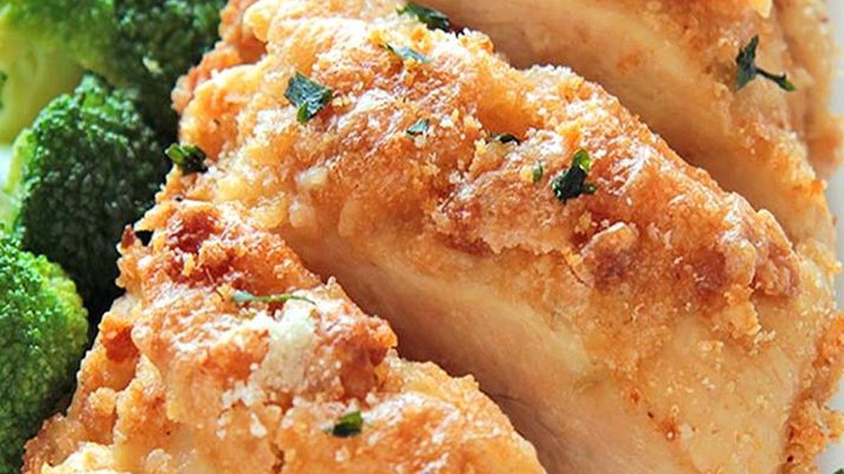 Parmesan Chicken is an easy weeknight dinner to prepare.