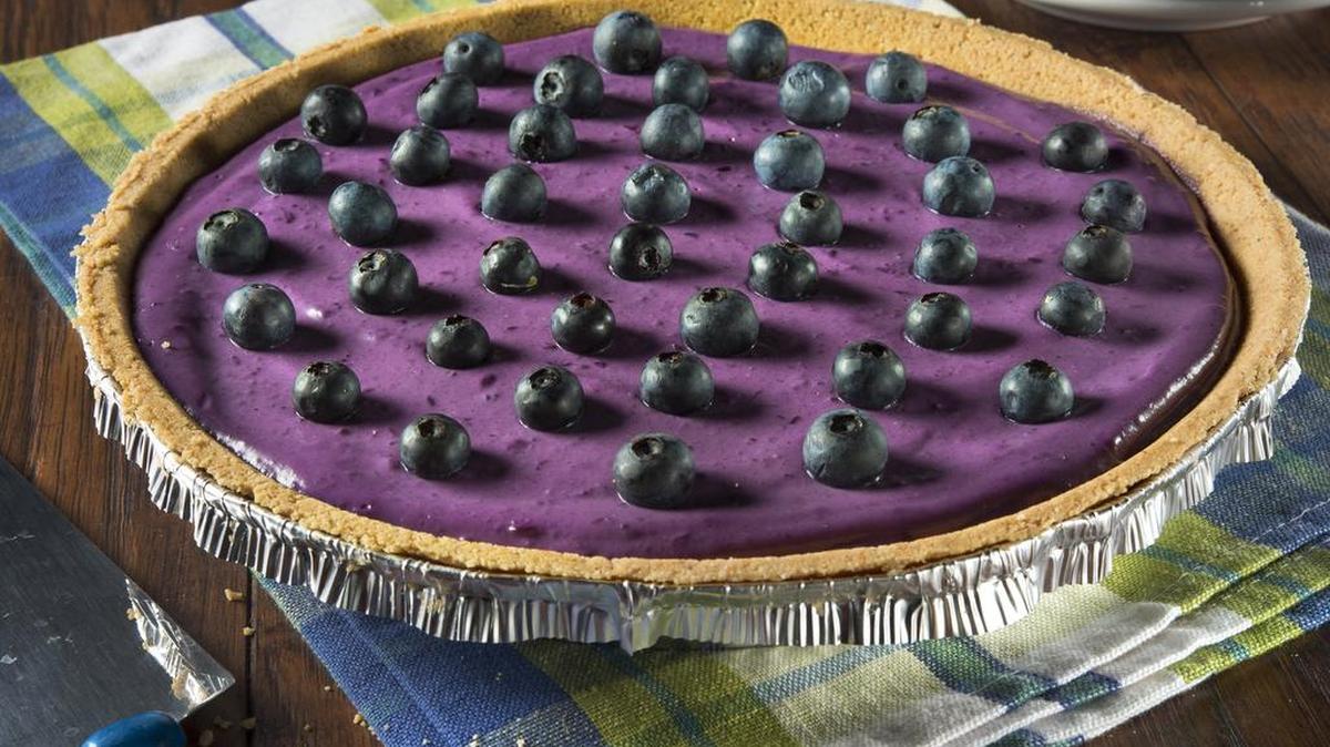
Blueberry Refrigerator Pie. Berry lovers will flip over this deep purple pie, which incorporates ricotta cheese and a hint of lemon.
